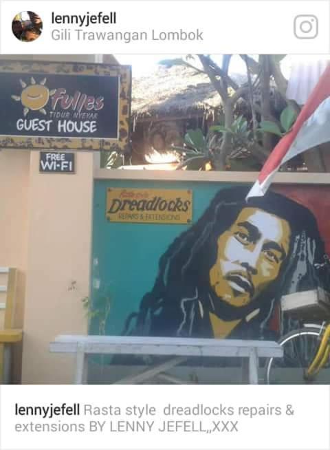 Fullesguesthouse Gili Trawangan Exterior foto
